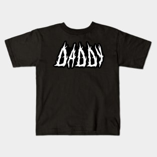 Daddy Heavy Metal Kids T-Shirt